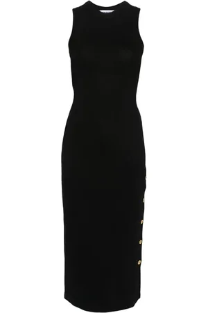 Moschino Vestido midi con diseño tejido