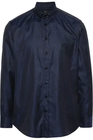 Etro Camisa con motivo Pegaso