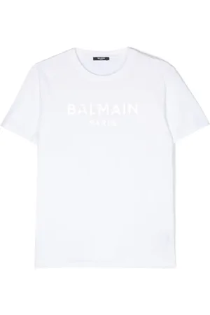 Balmain Playera con logo estampado