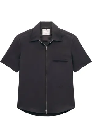 Courrèges Camisa con aplique del logo