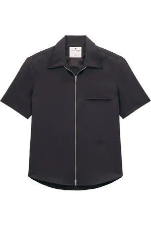 Courrèges Camisa con aplique del logo