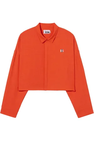 Izzue Camisa corta con placa del logo