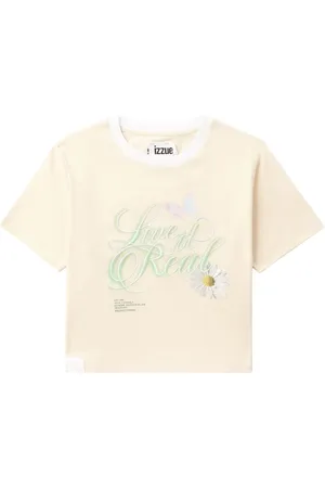 Izzue Playera con frase estampada