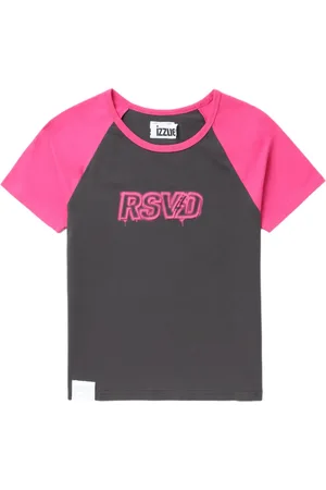 Izzue Playera con logo estampado y diseño color block