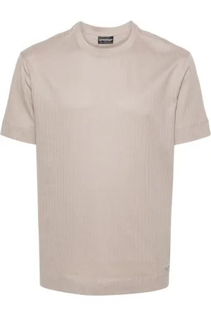 Emporio Armani Playera tipo polo con motivo de rayas