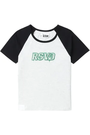 Izzue Playera con logo estampado y diseño color block
