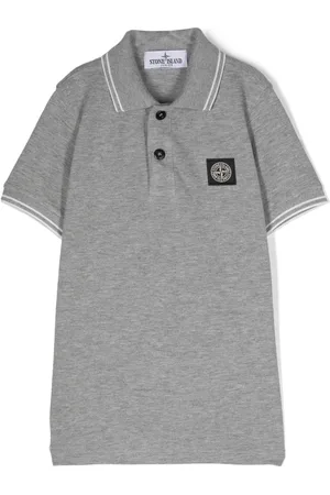 Stone Island Playera con parche del logo