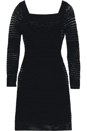 Tom Ford Vestido midi de tejido calado
