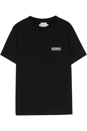 Vetements Playera con logo bordado
