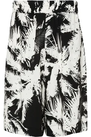 LANEUS Bermudas con estampado abstracto