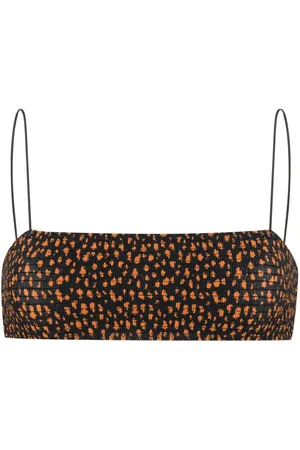Totême Top de bikini fruncido
