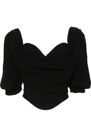 Vivienne Westwood Top estilo corset con placa Orb