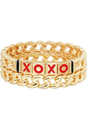 Roxanne Assoulin Pulsera The XOXO Link Duo