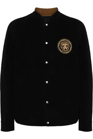 Roberto Cavalli Chamarra bomber con logo bordado