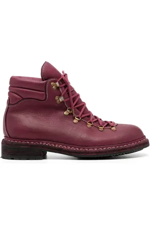 GUIDI Botas con agujetas