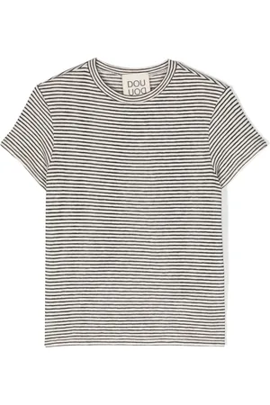 DOUUOD KIDS Playera con motivo de rayas
