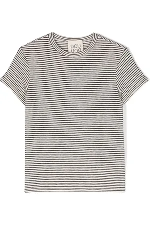 DOUUOD KIDS Playera con motivo de rayas