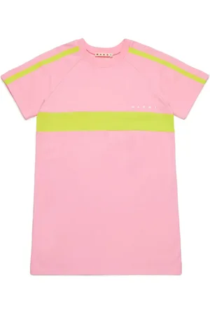 Marni Vestido estilo playera con logo estampado