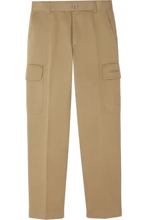 VERSACE Pantalones cargo con logo bordado