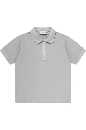 Moncler Playera tipo polo con parche del logo
