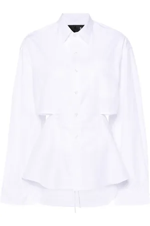 R13 Camisa con espalda abierta