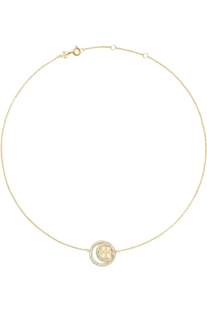 Tory Burch Collar con dije Miller Double Ring