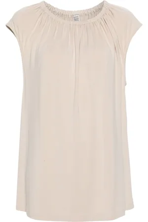 Totême Top con cuello fruncido