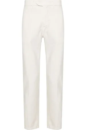 TELA Pantalones rectos con tiro medio