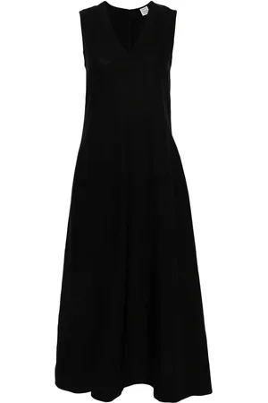 Totême Vestido midi Shantung