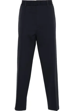 Emporio Armani Pantalones tapered con costuras en relieve