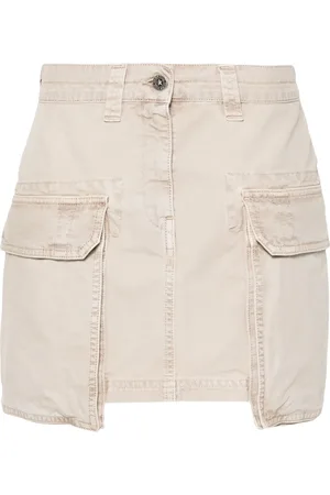 Golden Goose Falda corta con efecto envejecido