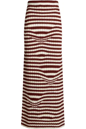 Etro Falda larga con rayas estampadas