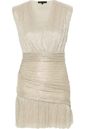 Maje Vestido corto con diseño fruncido