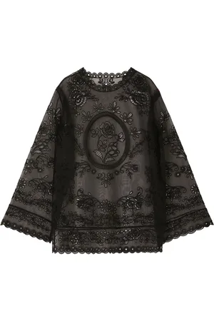 Dolce & Gabbana Vestido de encaje semitransparente