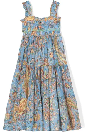 Etro Vestido con estampado de cachemira