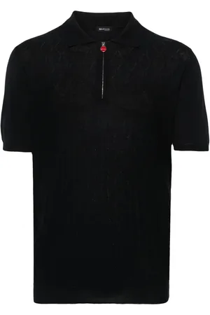 Kiton Playera tipo polo tejida