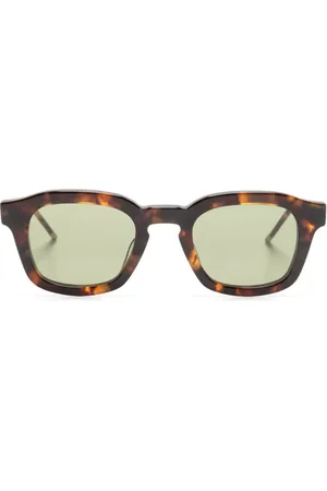Thom Browne Lentes de sol con armazón wayfarer