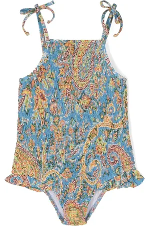 Etro Traje de baño con estampado de cachemira