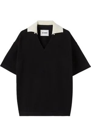 Jil Sander Playera tipo polo tejida