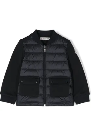 Moncler Chamarra capitonada con aplique del logo