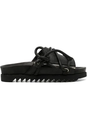 GUIDI Sandalias con agujetas