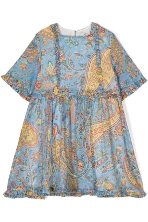 Etro Vestido con estampado de cachemira