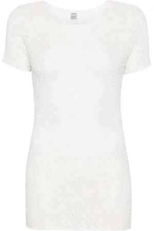 Totême Top de crochet manga corta