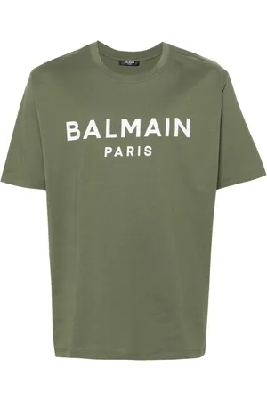 Balmain Playera con logo estampado