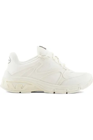 Emporio Armani Tenis con paneles y suela gruesa