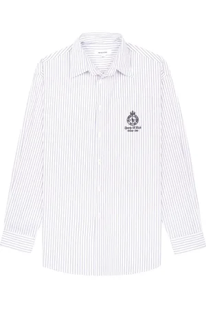 Sporty & Rich Camisa oversize con corona bordada