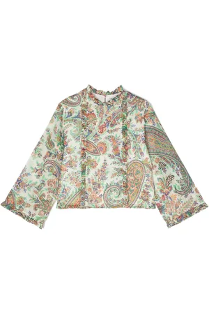 Etro Blusa con estampado de cachemira