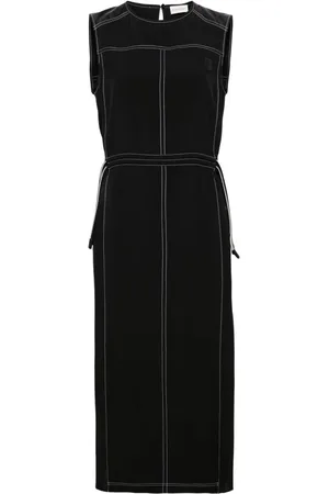 Moncler Vestido midi con parche del logo