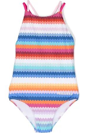 Missoni Traje de baño con estampado en zigzag