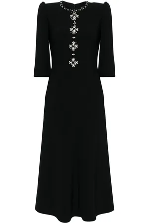 Jenny Packham Vestido midi Capote